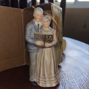 Enesco Golden Anniversary Couple Ornament